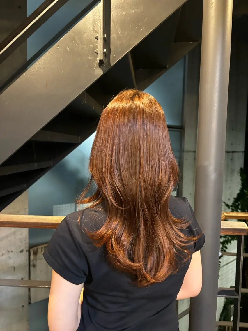 ロング 韓国スタイル Akiraのヘアスタイル