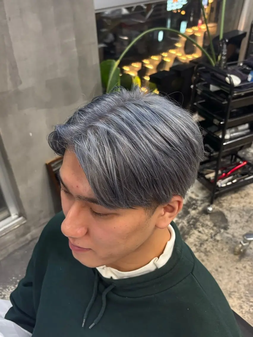 ショート メンズ カット ヘアカラー 川尻 竜正のヘアスタイル