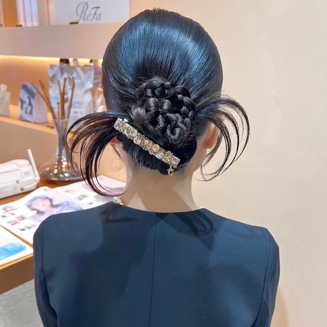 セミロング ヘアアレンジ ヘアセット ✨カチモリ✨レイヤー 韓国ヘア🇰🇷ゆいのヘアスタイル