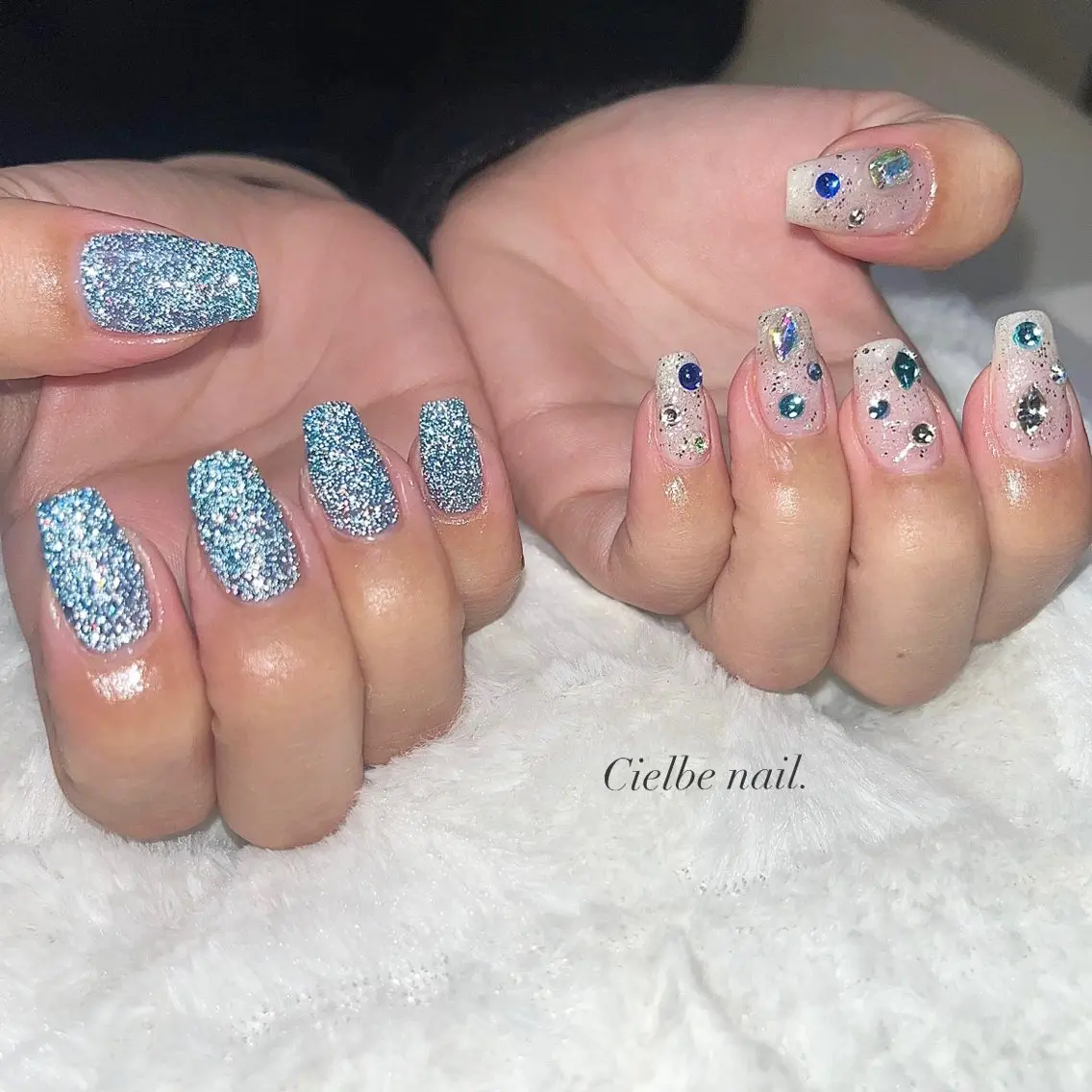 ネイル フラッシュネイル 持ち込み cielbe nailのネイルデザイン