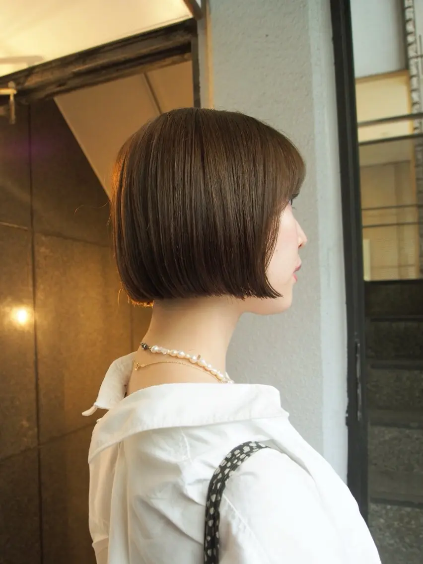 ミディアム カット ヘアカラー トリートメント 似合わせパーマ 🌼カンナのヘアスタイル