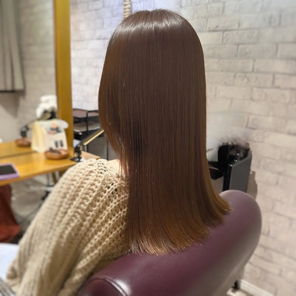 セミロング Saki💛心斎橋 髪質改善/艶カラーのヘアスタイル