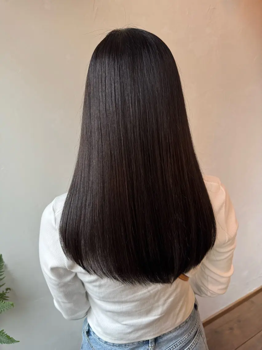 ロング カラー ロング カット 縮毛矯正 トリートメント ヘアーサロン アルカンシエルのヘアスタイル