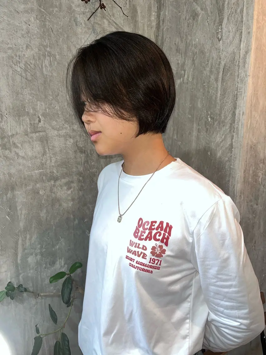 ショート カラー ショートボブ ボブ ショートヘア カット ヘアカラー トリートメント niko RINKAのヘアスタイル