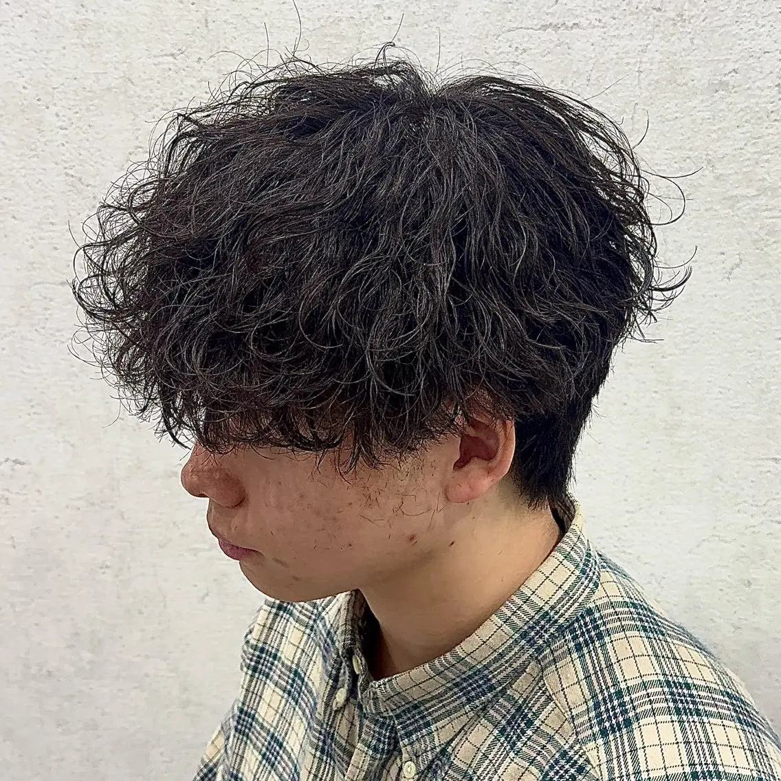 パーマ メンズ メンズパーマ カット パーマ 毛流れ/シャドウ 🇰🇷AYATOのヘアスタイル
