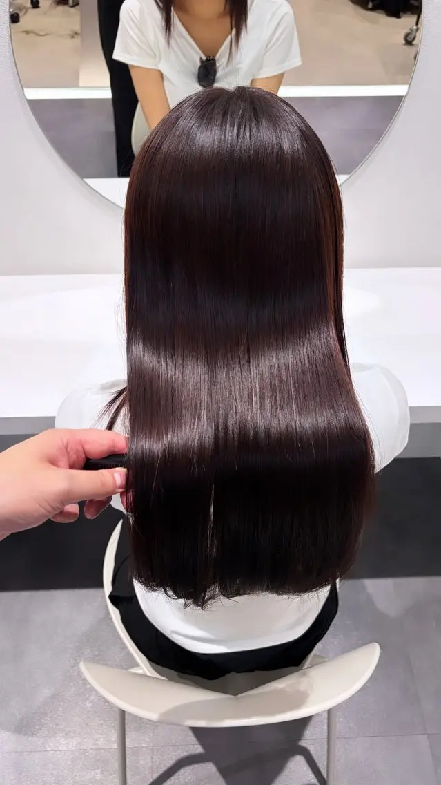 ミディアム カラー カット ヘアカラー トリートメント 絹髪質感TR💫 レイヤーカット/熊澤のヘアスタイル
