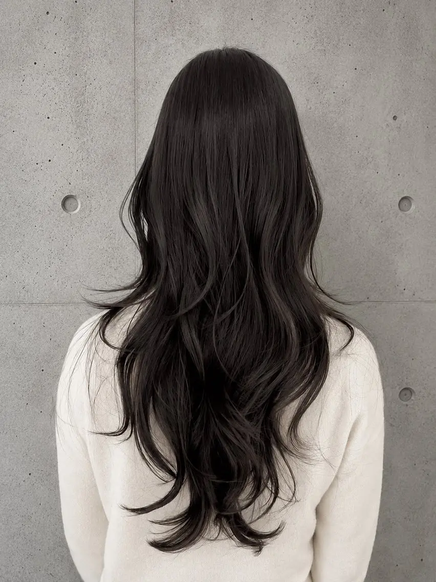 セミロング カラー ヘアアレンジ 透明感カラー グレージュ くびれヘア 顔まわりレイヤー ハッシュカット カット ヘアカラー トリートメント 🌫️大人韓国ヘア 🌫️naoyaのヘアスタイル