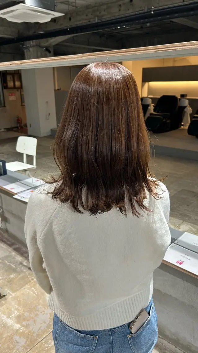 カラー ヘアカラー 谷口 萌瑛のヘアスタイル