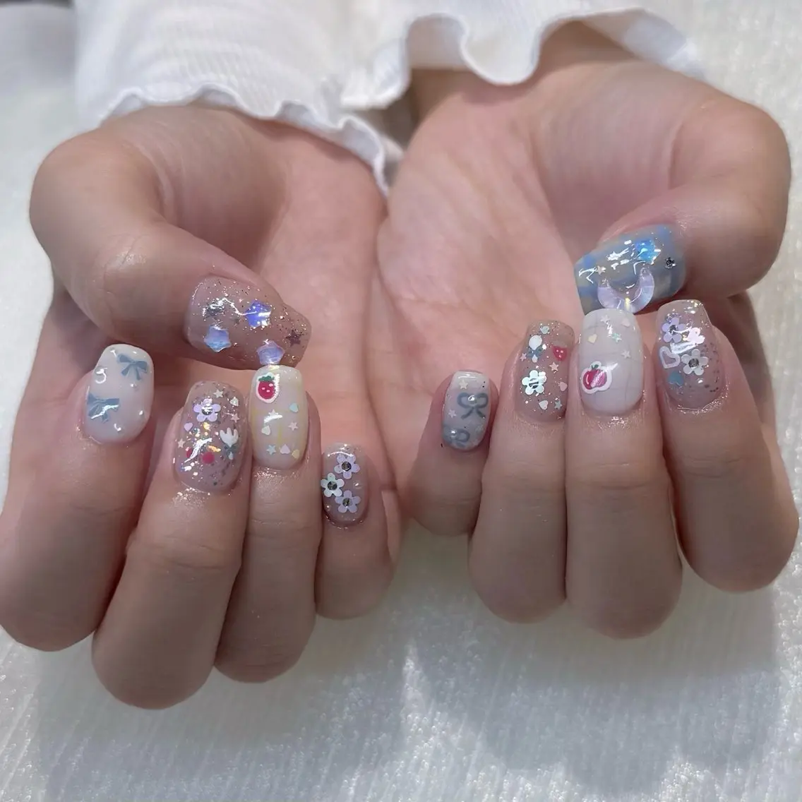 ネイル ハンドネイル 新井 ひなののネイルデザイン