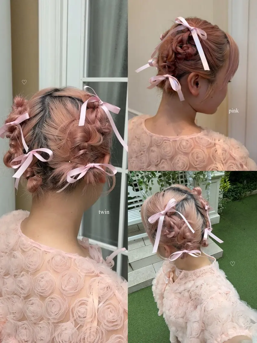 ミディアム ヘアアレンジ その他 moe🎀 透明感♡似合わせのヘアスタイル