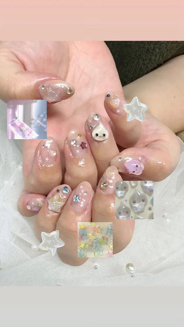 ネイル アートネイル 持ち込み ハンドネイル フットネイル 中家 亜紗子のネイルデザイン