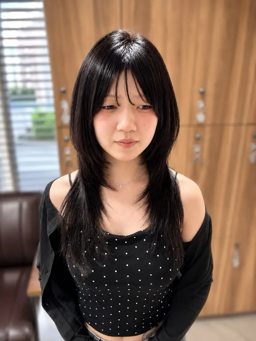 ミディアム カラー カット ヘアカラー 透明感カラー /ショート/レイヤーのヘアスタイル