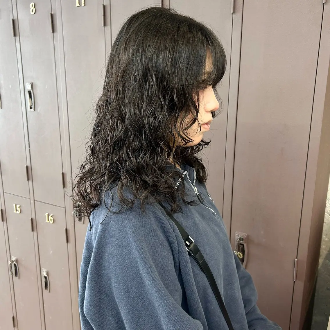 セミロング パーマ セミロングパーマ カット パーマ 伊藤ほのか/パーマ /酸性ストレートのヘアスタイル