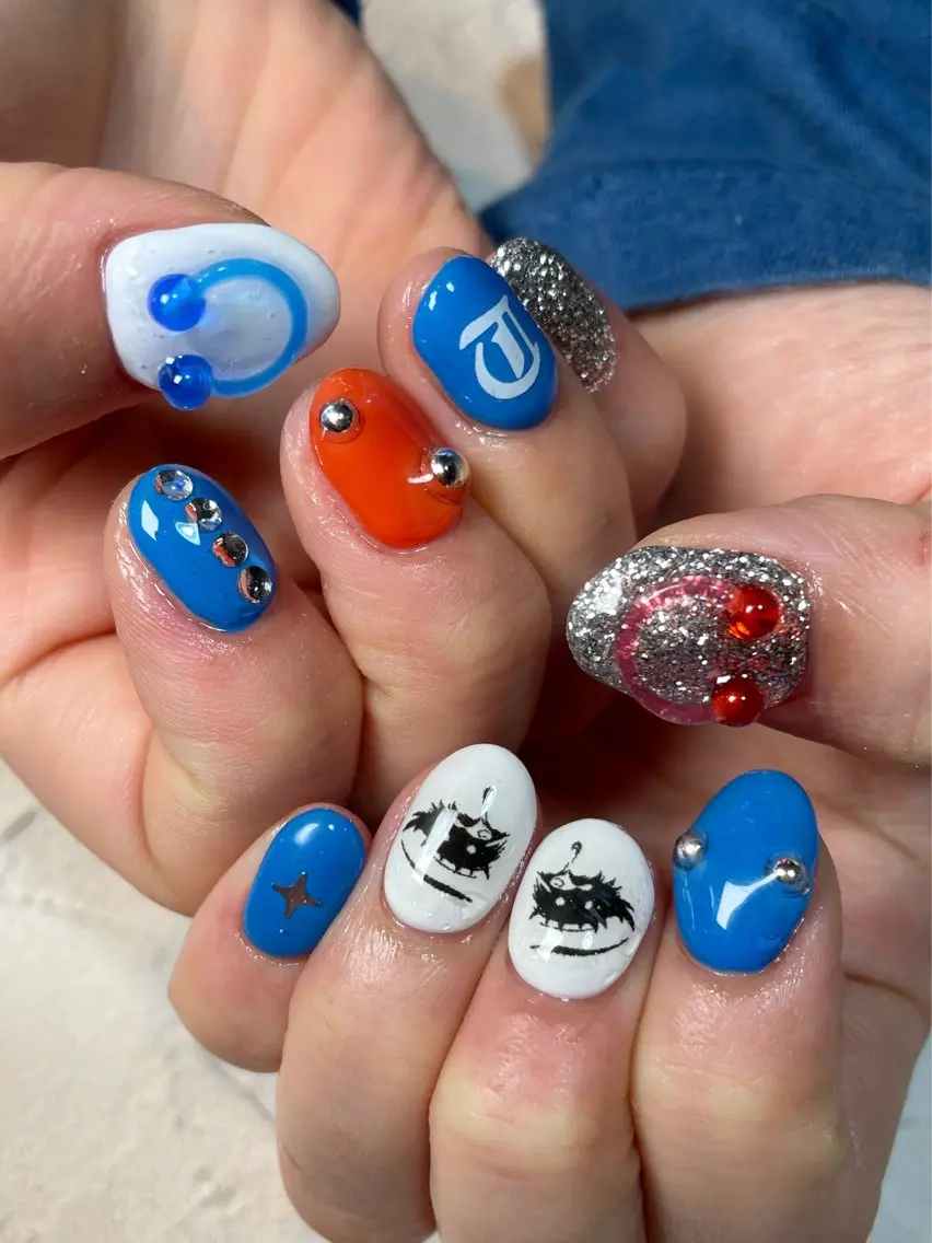 ネイル 長さ出し ハンドネイル Nail salon Euphoriaのネイルデザイン