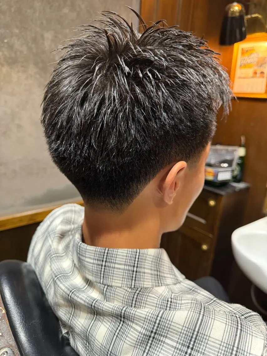 ショート メンズ フェードカット 横浜barber💈 /白石晴翔のヘアスタイル