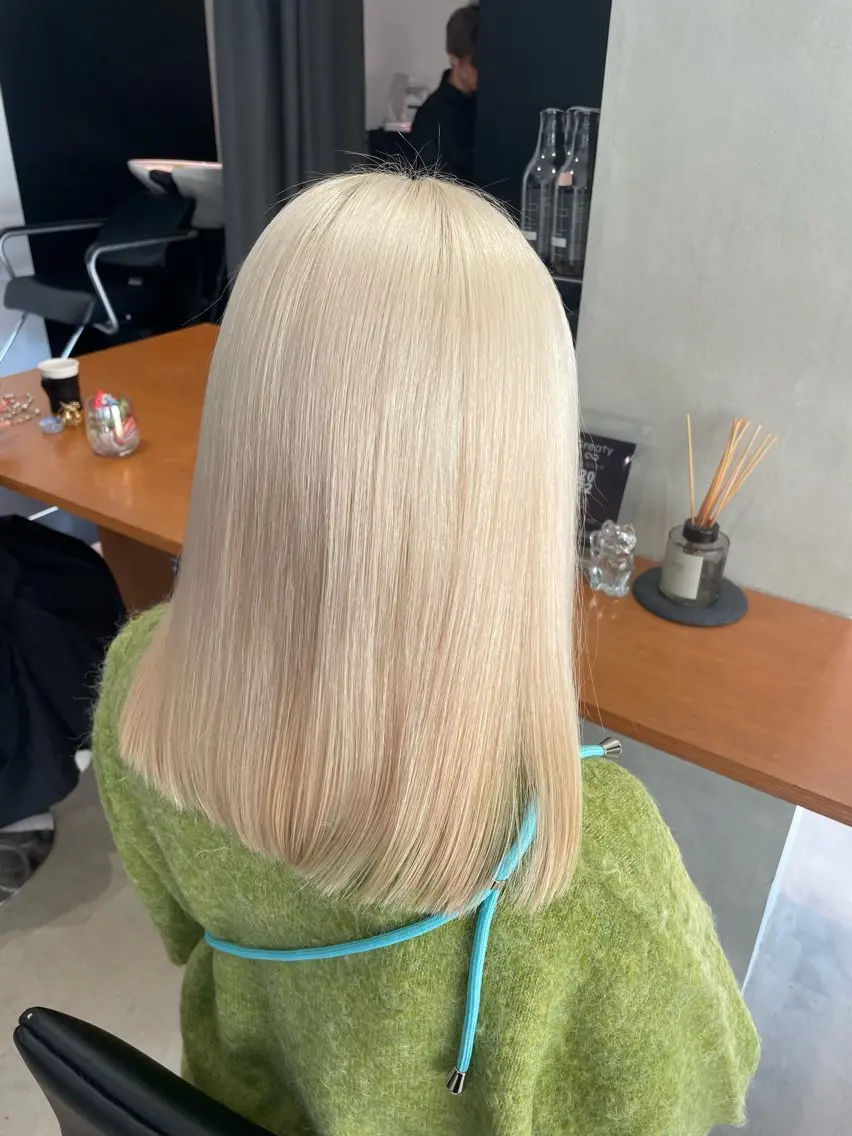 ミディアム カット ヘアカラー トリートメント 🍫美髪✖️ 髪質改善🍫柴田のヘアスタイル