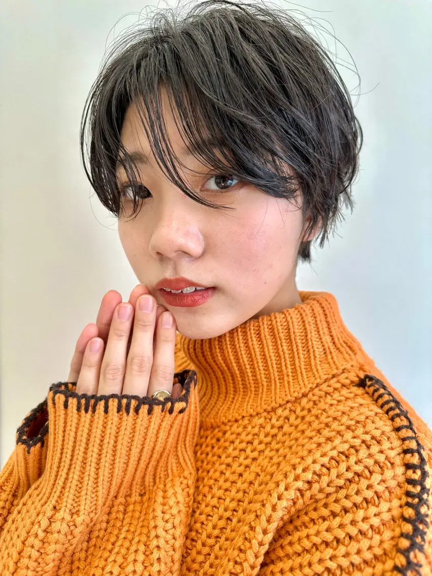 ショート ハンサムショート ショートヘア カット ヘッドスパ 園冬稀/メンズカット /メンズパーマのヘアスタイル