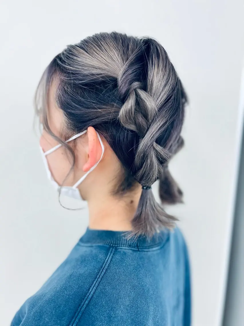 ミディアム ヘアアレンジ 🫧 のぞみ🫧のヘアスタイル