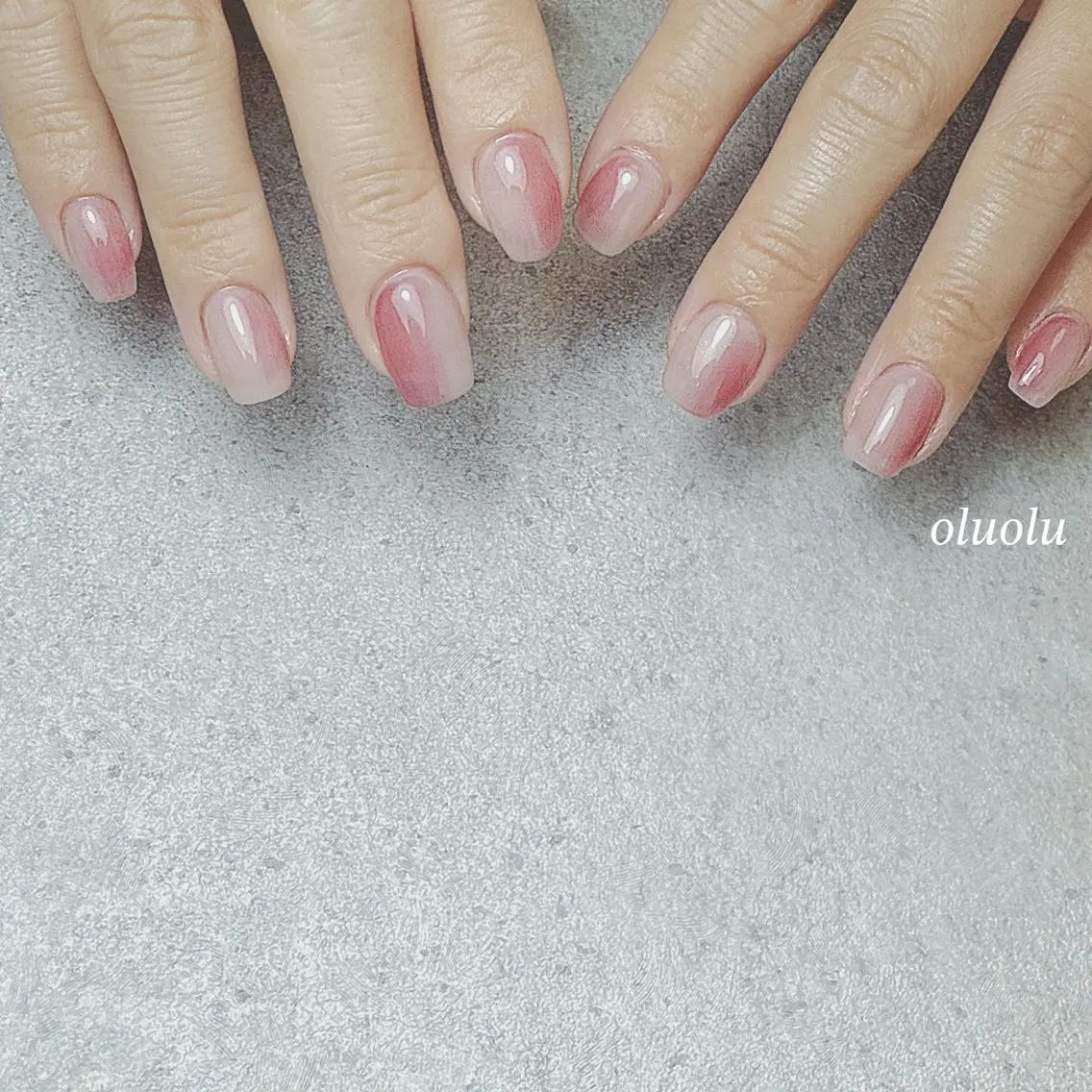 ネイル アートネイル フットネイル ニュアンスネイル 大村 紬華のネイルデザイン