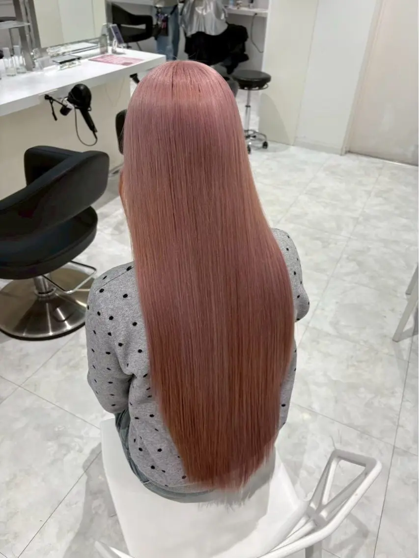 ロング ヘアカラー トリートメント 透明感🤍×髪質改善 🫧Kaitoのヘアスタイル