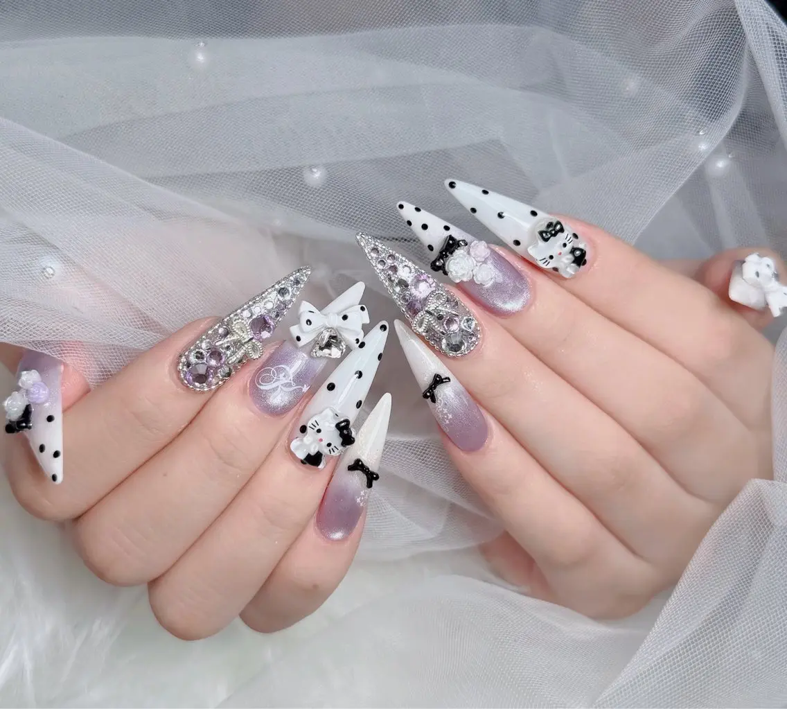 ネイル アートネイル フレンチネイル ジェルネイル 韓国ネイル マグネットネイル ハンドネイル Lenie Nail Okuboのネイルデザイン