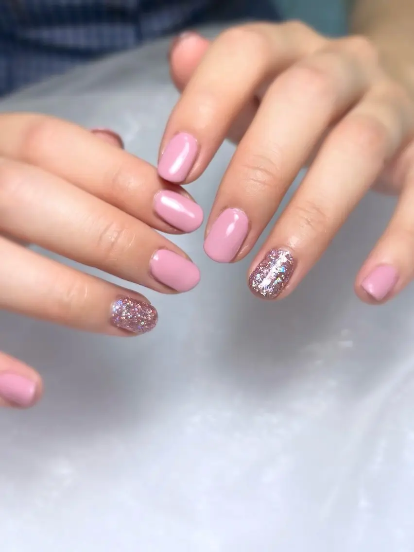 ネイル ラメ(グリッター) マットネイル ハンドネイル nailsalon Ecliaのネイルデザイン