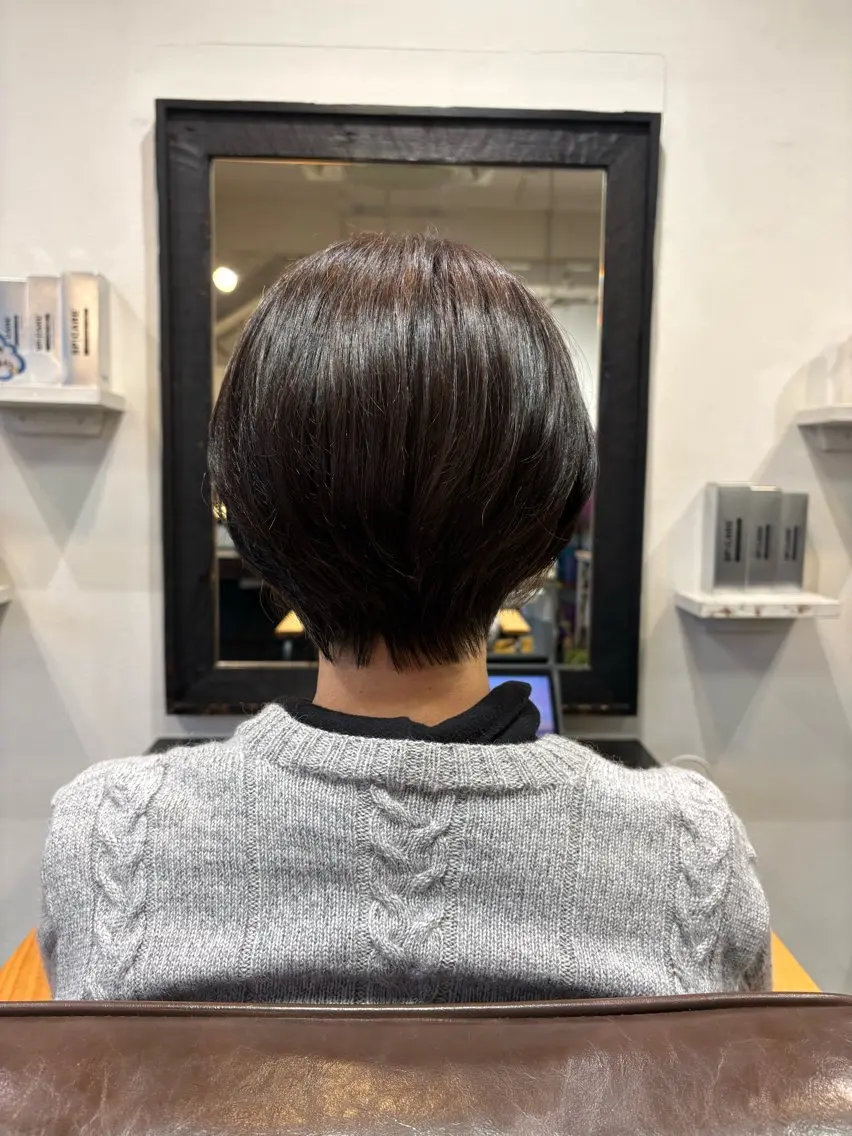 ショート 丸みショート ショートヘア こやなぎ れいなのヘアスタイル