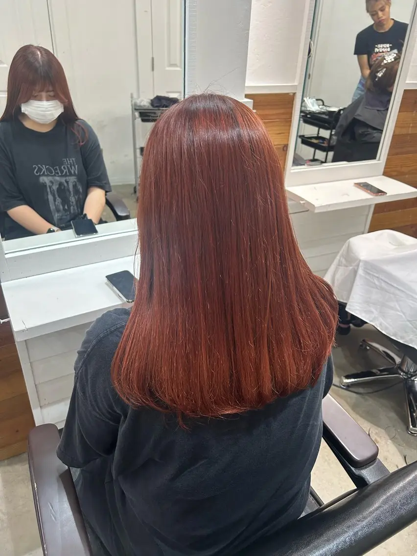 セミロング カラー ナチュラル大人っぽい スタイル　MAORIのヘアスタイル