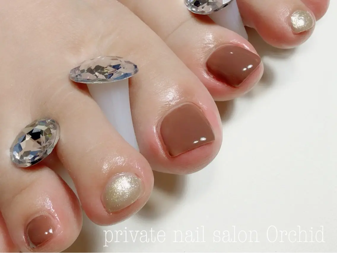 ネイル フットネイル nail salon Orchidのネイルデザイン