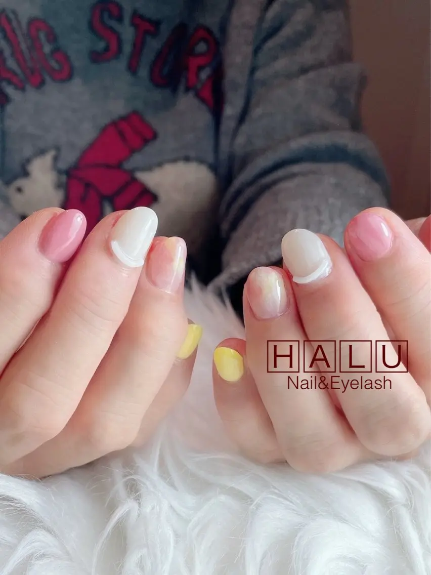 ネイル 春ネイル HALU ハルのネイルデザイン
