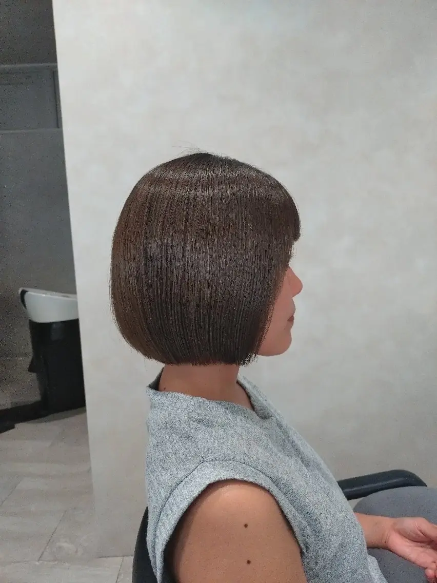 ショート カラー ブラウンカラー 透明感カラー ボブ カット ヘアカラー シオリ/toki ✂️ショート専門店のヘアスタイル