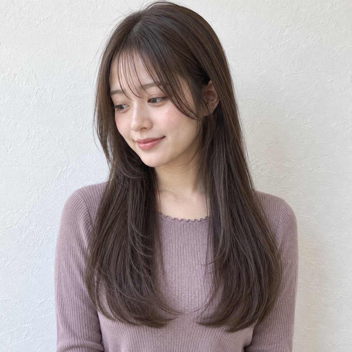 ロング カラー カット ヘアカラー トリートメント 銀座/モテ🤍垢抜け レイヤー/あさみのヘアスタイル