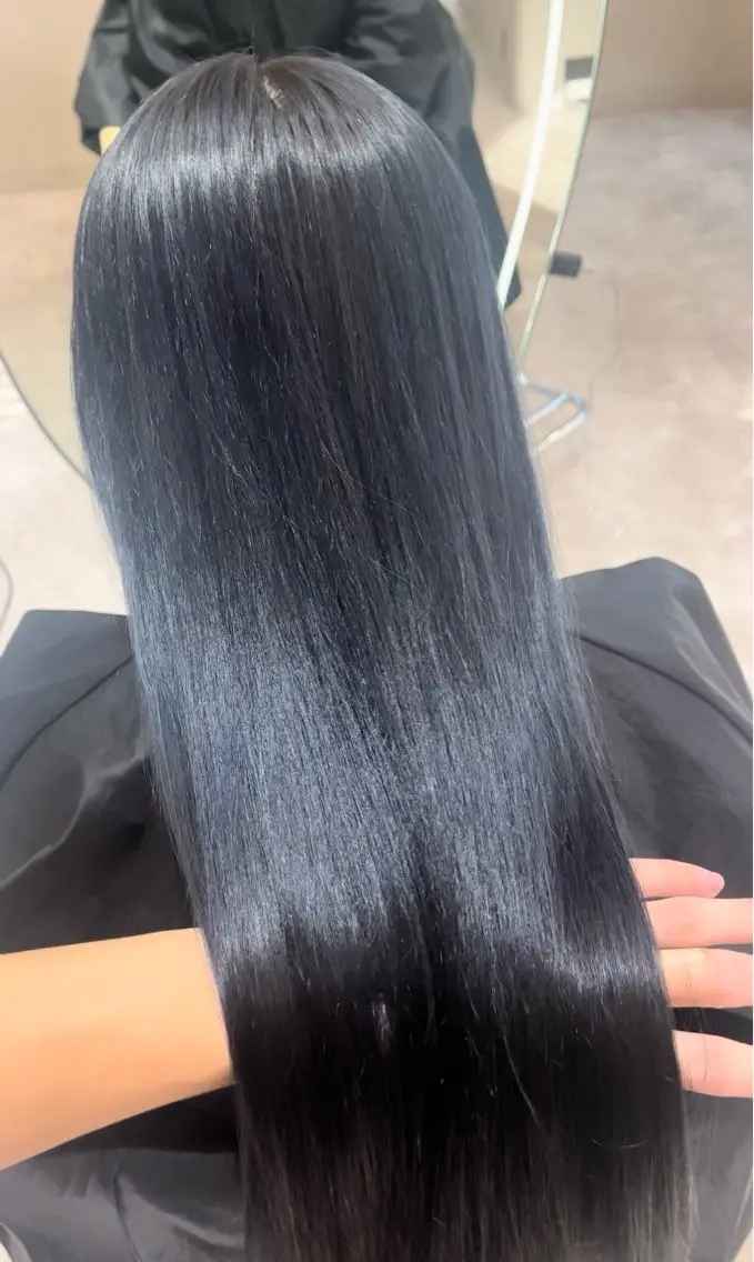 セミロング カット ヘアカラー トリートメント 韓国ヘア/館林美容室 /髪質改善/涼のヘアスタイル