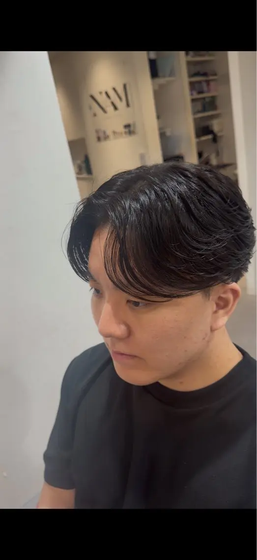 パーマ メンズ フェザーパーマ メンズパーマ 松戸メンズパーマ特化 /野原健太のヘアスタイル