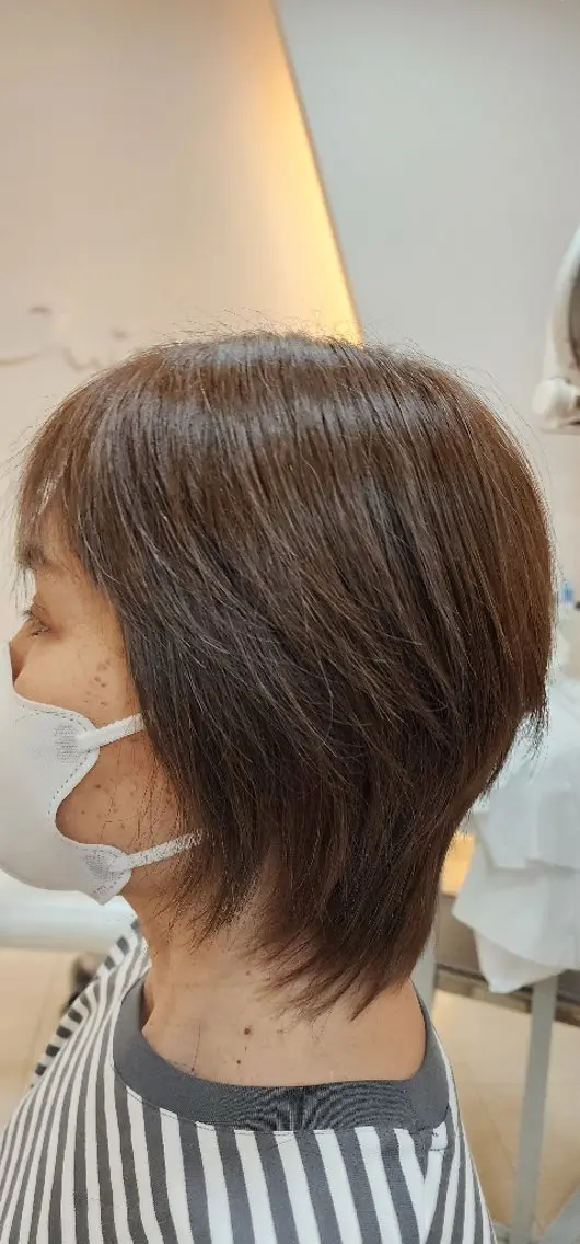ミディアム カラー hairmake Juinのヘアスタイル