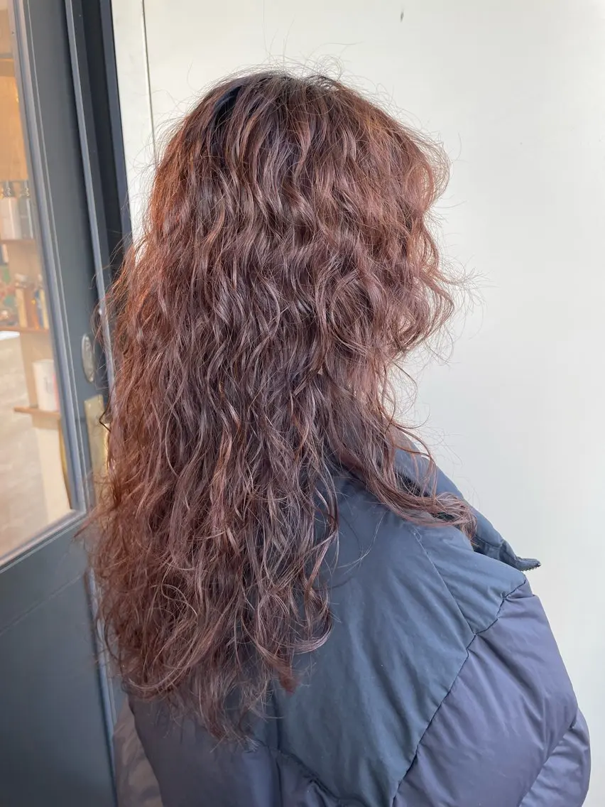 ロング パーマ カット ヘアカラー トリートメント 🎀レイヤー/パーマ カラー/ai🎀のヘアスタイル