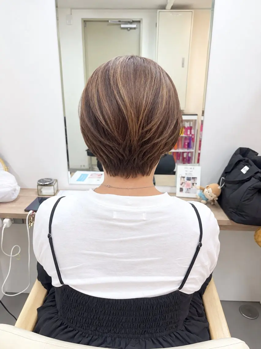 ショート カットモデル募集中 💇🏻　福田彩南のヘアスタイル