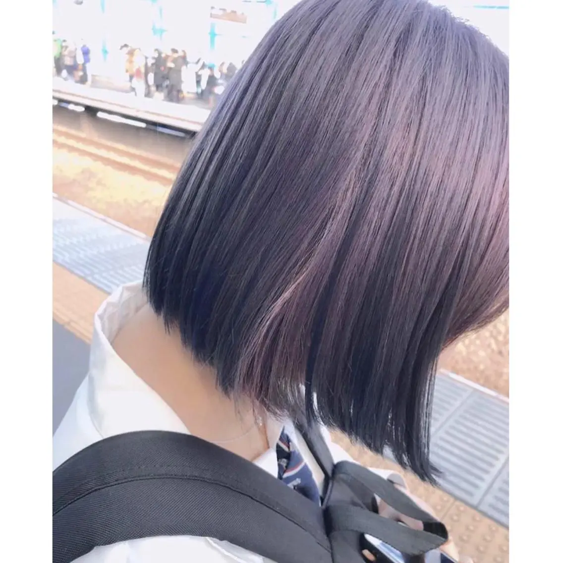 ミディアム ヘアカラー 清田 健太朗のヘアスタイル