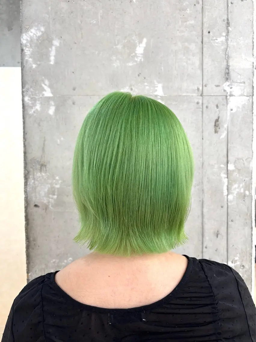 ミディアム ヘアカラー トリートメント 若月 七海のヘアスタイル