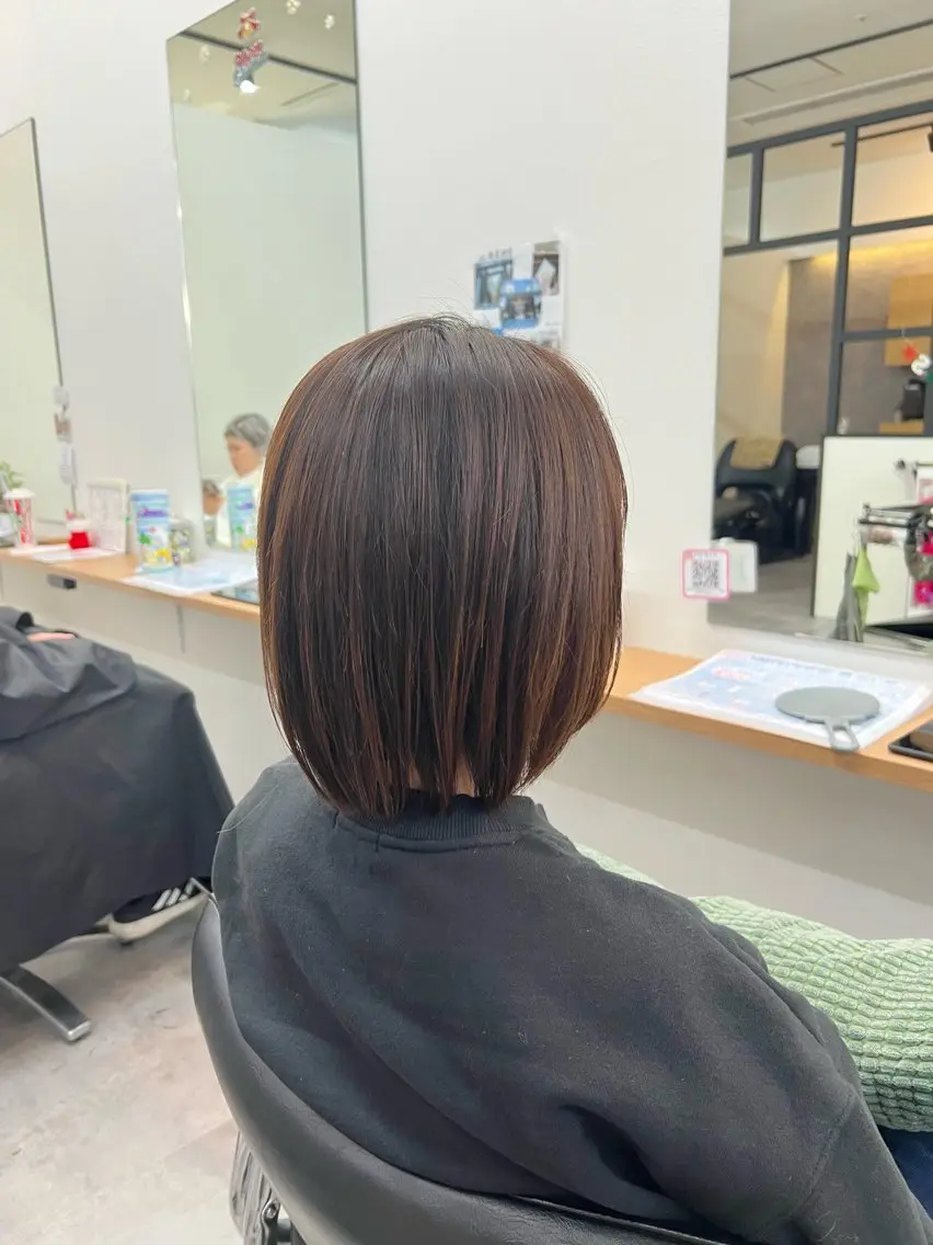 ショート ボブ 伸ばしかけ カット ✨NOMAD印西✨ 黒川勇輝のヘアスタイル