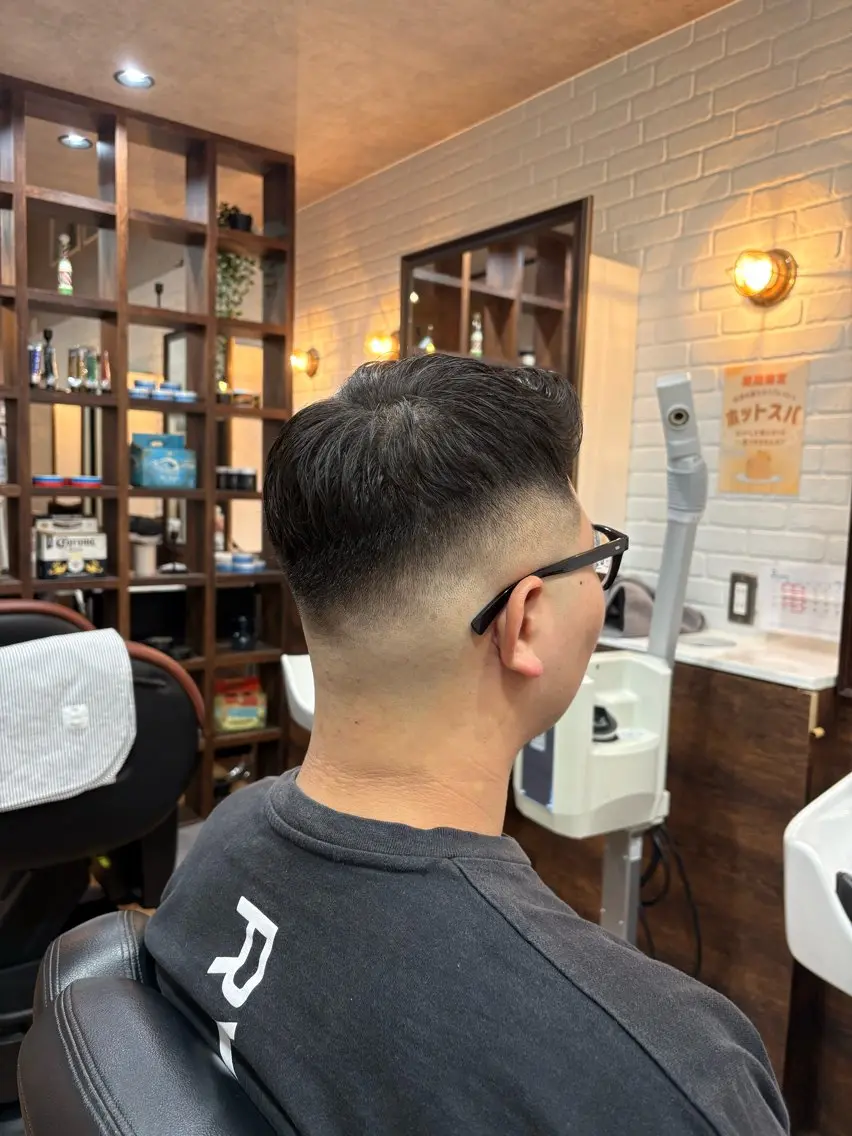 メンズ フェードカット 那須 正昭のヘアスタイル