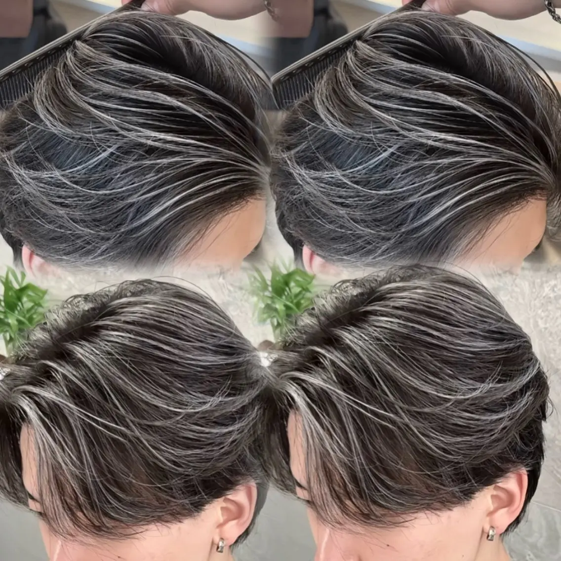 ショート ヘアカラー 🇺🇸ルミナ🔥 海外ハイライトのヘアスタイル
