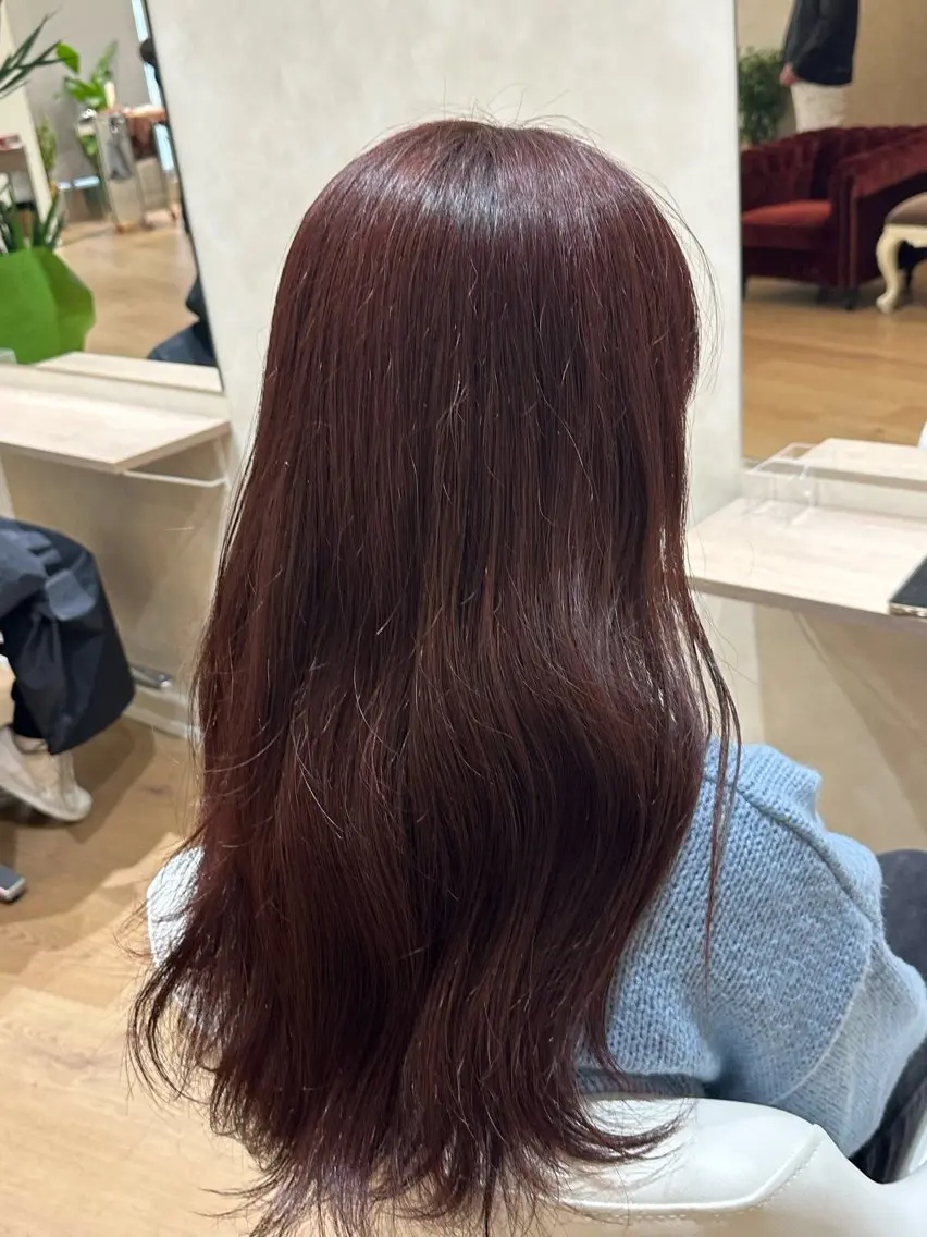 ロング カット ヘアカラー 巻ける髪質改善🫧ハ イライト/永田汰伊智のヘアスタイル