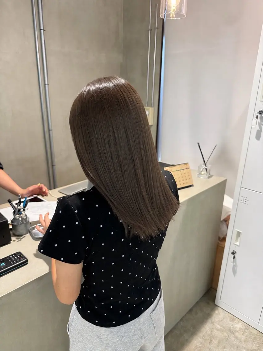 カラー ヘアカラー 大田 釉唯のヘアスタイル
