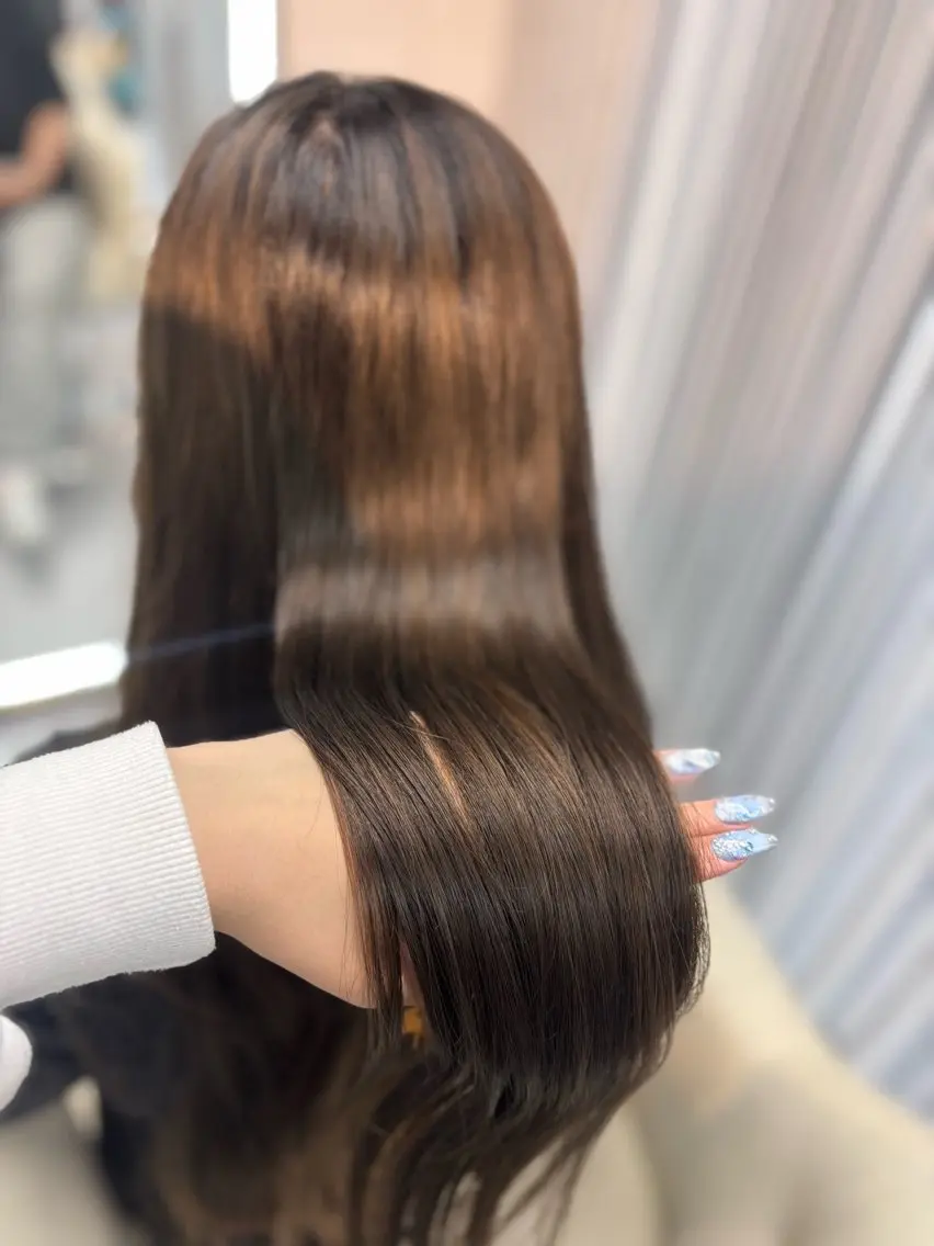 ロング 髪質改善 トリートメント 松尾 紗愛のヘアスタイル