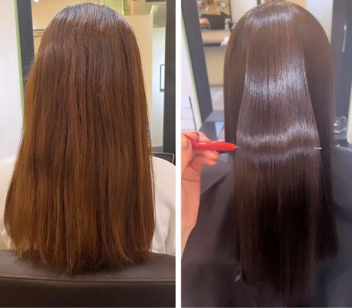 ロング カラー ヘアアレンジ ハイトーンカラー 🦋yuri🦋のヘアスタイル