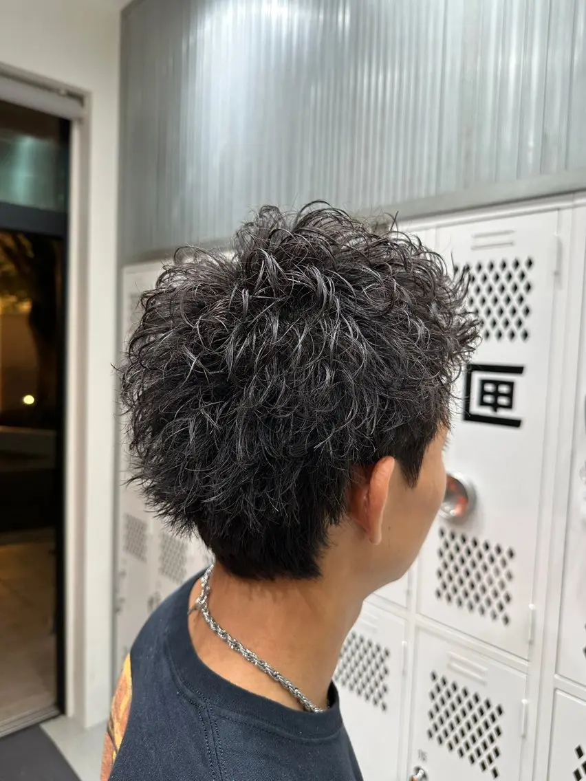 ショート パーマ メンズ カット パーマ 【fifth】 武井音和のヘアスタイル