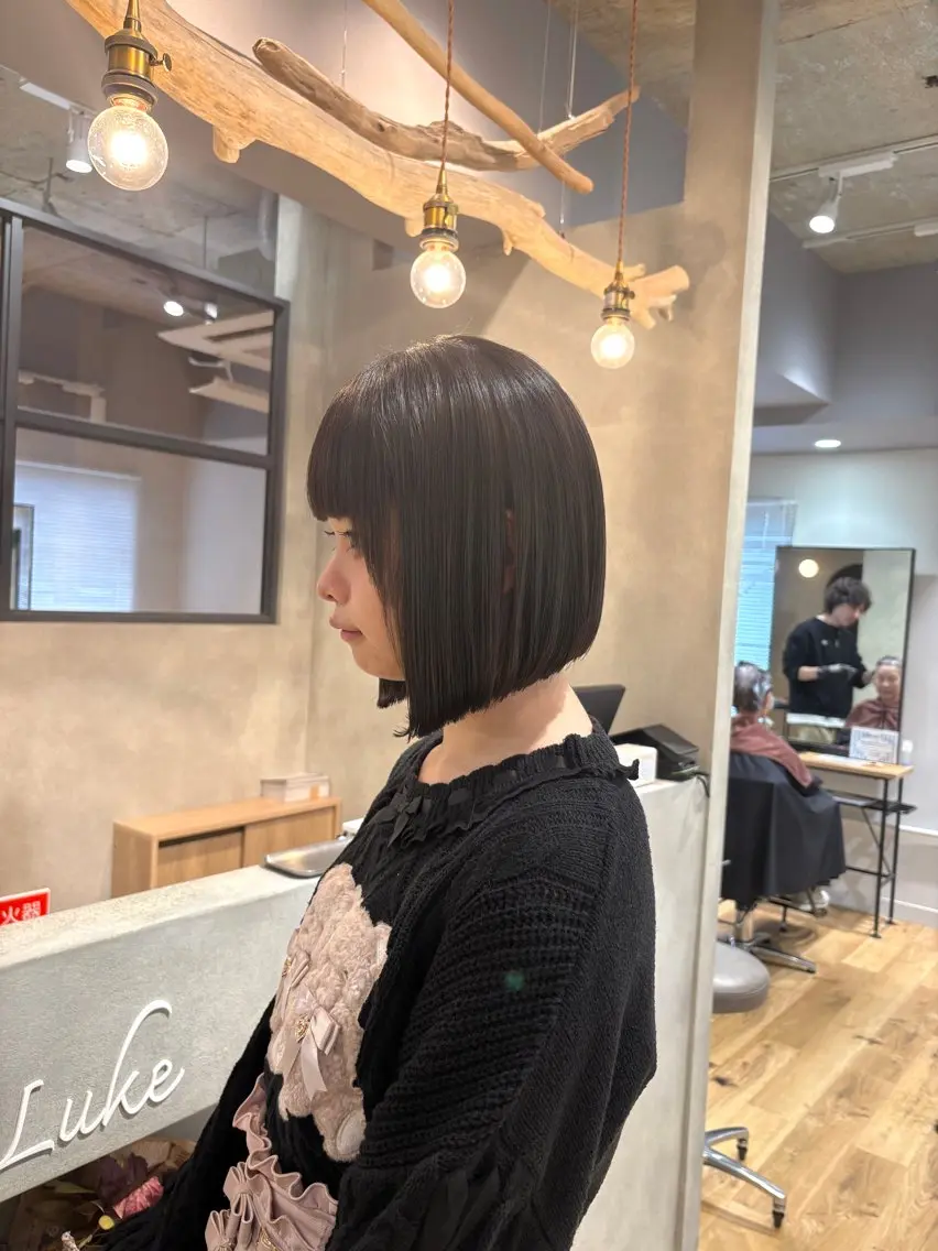 ショート ボブ こうやま みるのヘアスタイル