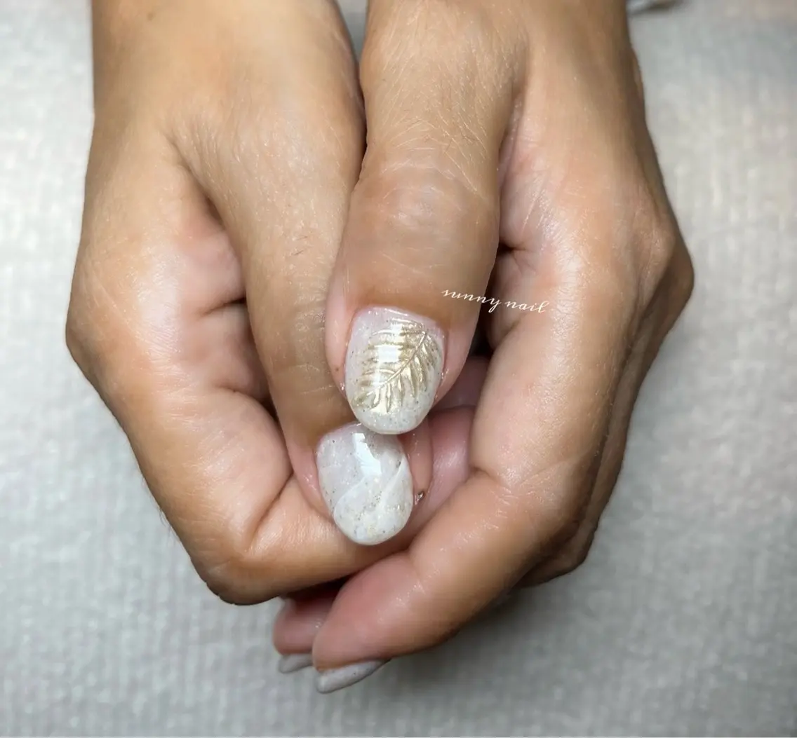 ネイル ジェルネイル ミラーネイル パラジェル sunny nailのネイルデザイン