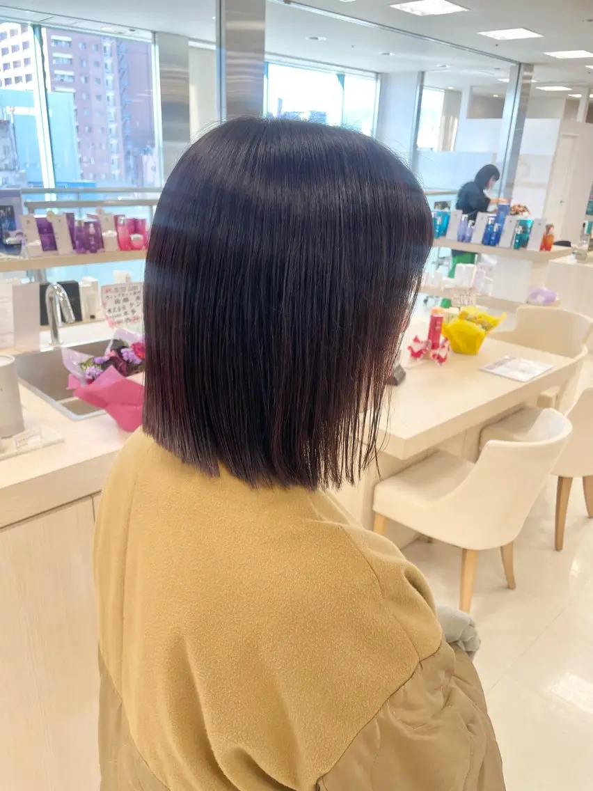 ミディアム カラー ヘアアレンジ ボブ ·˖Reika·˖✩のヘアスタイル